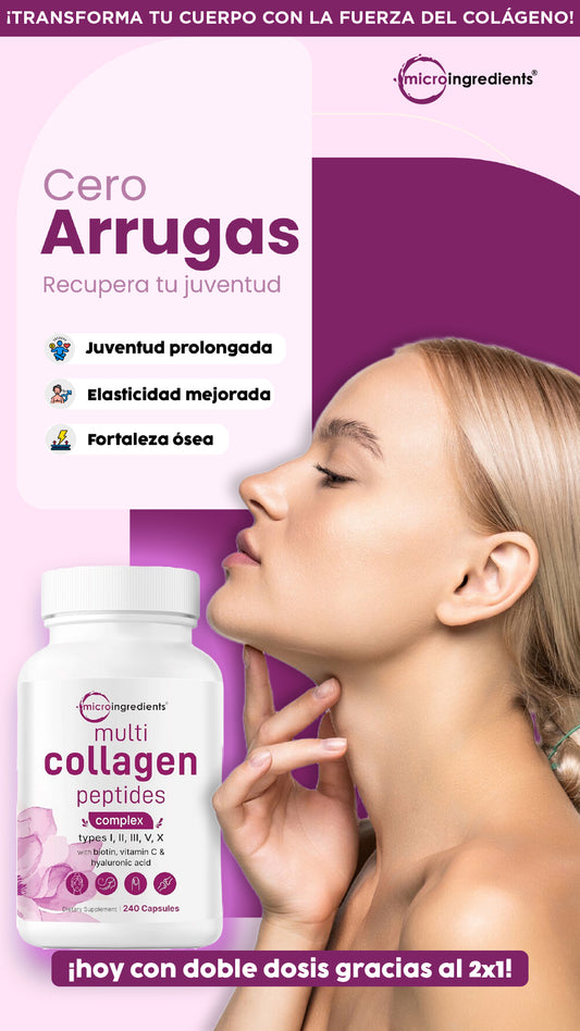 Píldoras de colágeno 2x1 | Micro Ingredients.