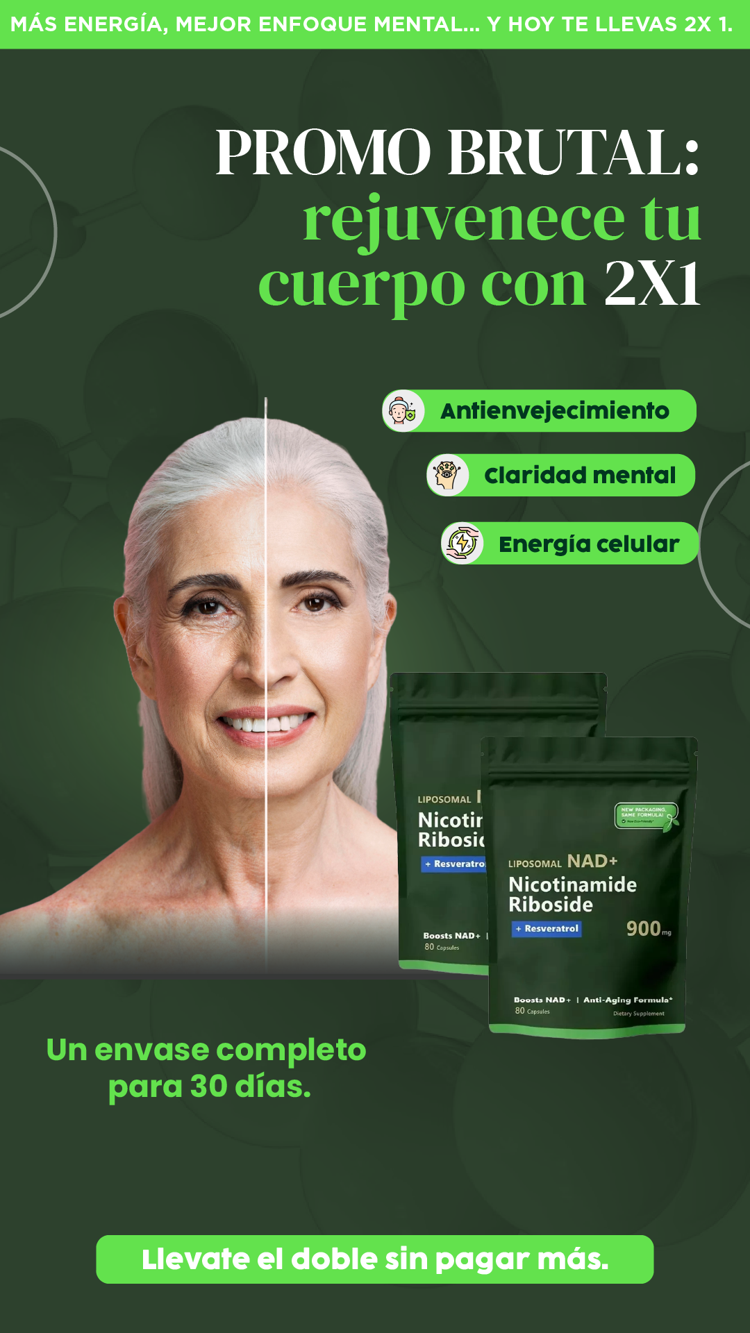 NAD| Recarga tu cuerpo y llévate 2x1
