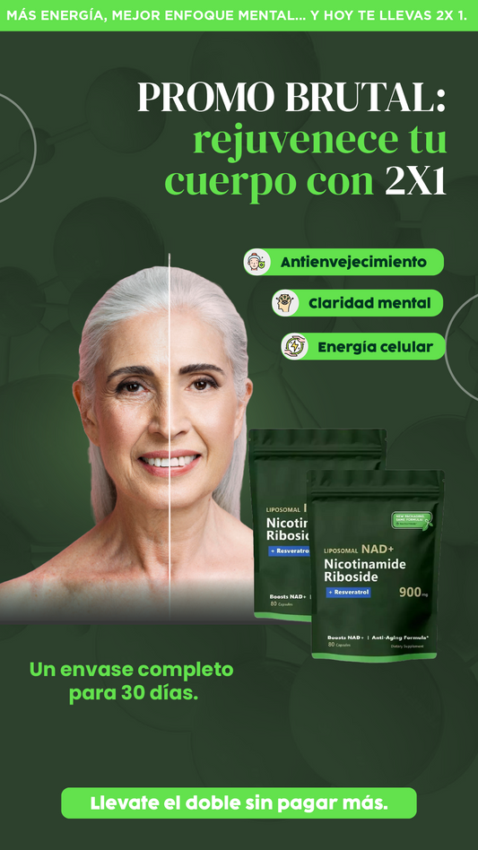 NAD| Recarga tu cuerpo y llévate 2x1